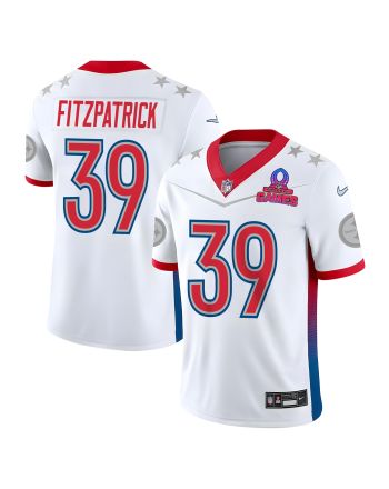 Minkah Fitzpatrick 39 Steelers Pro Bowl 2023 Patch Men Jersey - White