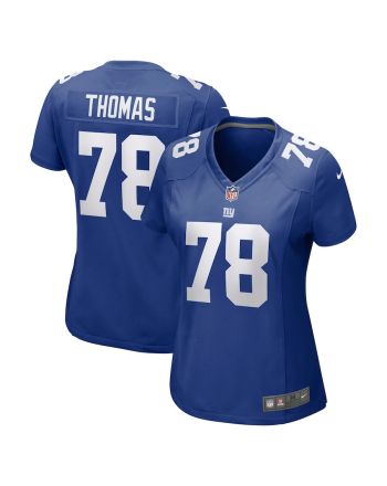 Andrew Thomas 78 New York Giants Women Game Jersey - Royal