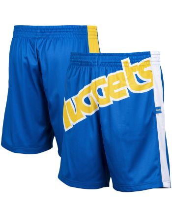 Denver Nuggets Hardwood Classics Big Face 2.0 Shorts - Blue