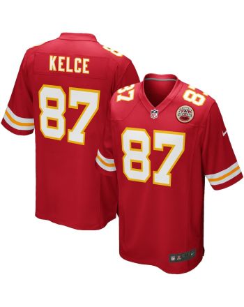 Travis Kelce 87 Kansas City Chiefs Team Game Jersey - Red