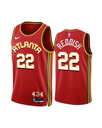 Cam Reddish 2022-23 Atlanta Hawks Red 22 Icon Edition Jersey - Men Jersey