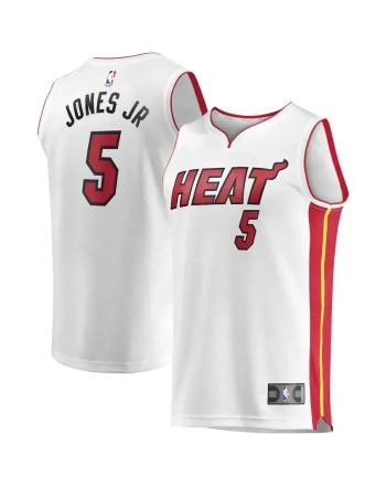 Derrick Jones Jr. Miami Heat Fast Break Player Jersey White - Association Edition