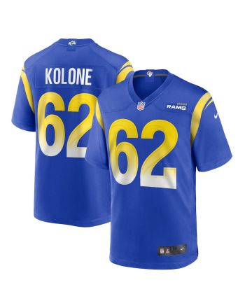 Jeremiah Kolone Los Angeles Rams Game Player Jersey - Royal