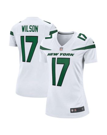 Garrett Wilson 17 New York Jets Women's Game Player Jersey - White