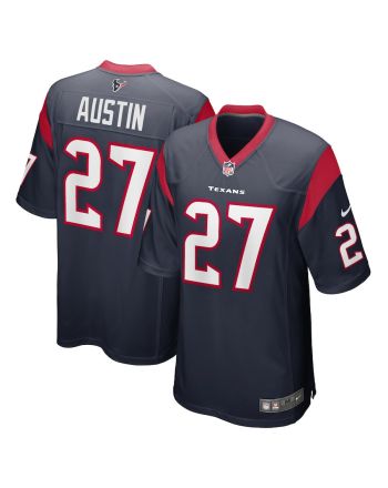 Alex Austin 27 Houston Texans Men's Team Game Jersey - Navy