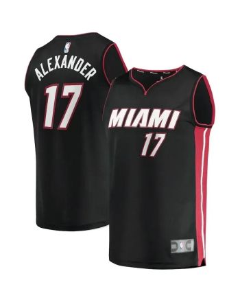 Kyle Alexander Miami Heat Fast Break Jersey Black - Icon Edition