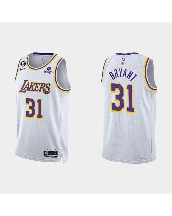 Los Angeles Lakers Thomas Bryant 31 2022-23 Association Edition White Men Jersey Swingman