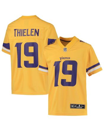 Adam Thielen Minnesota Vikings Youth Inverted Team Game Jersey - Gold