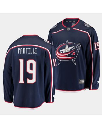 Adam Fantilli #19 Columbus Blue Jackets 2023 NHL Draft Home Men Jersey - Navy