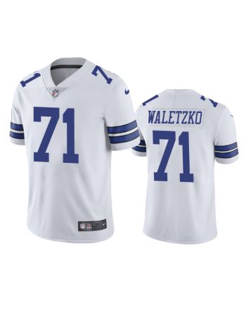 Matt Waletzko 71 Dallas Cowboys White Vapor Limited Jersey