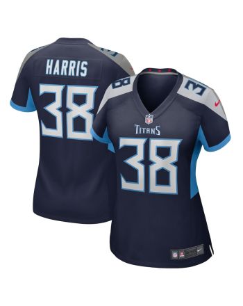 Davontae Harris Tennessee Titans Women's Home Game Player Jersey - Navy