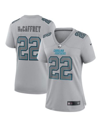 Christian McCaffrey Carolina Panthers Women's Atmosphere Fashion Game Jersey - Gray