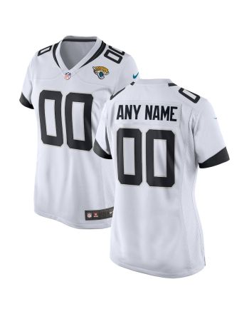 Jacksonville Jaguars Women's Custom Game Jersey - White