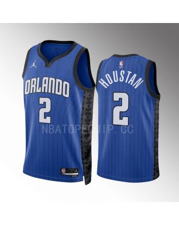 Caleb Houstan 2 2022-23 Orlando Magic Blue Statement Edition Jersey Swingman