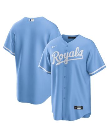 Kansas City Royals Alternate Team Logo Men Jersey - Light Blue