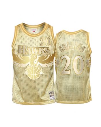 John Collins 20 Atlanta Hawks Golden Midas SM Jersey