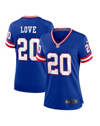 Julian Love 20 New York Giants Women Classic Game Jersey - Royal