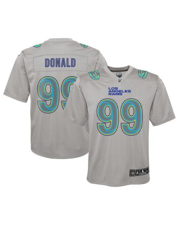 Aaron Donald 99 Los Angeles Rams Youth Atmosphere Game Jersey - Gray