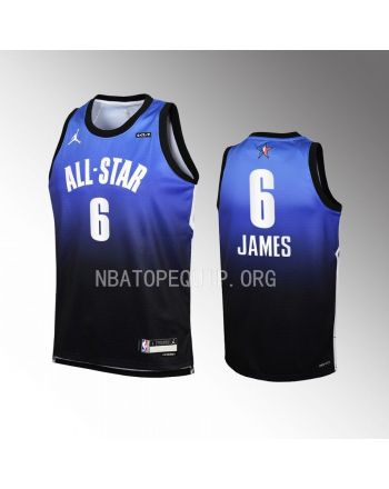 LeBron Jame 6 Los Angeles Lakers 2023 NBA All-Star Men Jersey - Orange