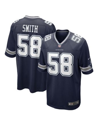 Mazi Smith 58 Dallas Cowboys 2023 NFL Draft Game Jersey - Navy