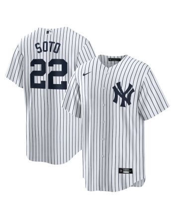 Juan Soto 22 New York Yankees Home Men Jersey – White