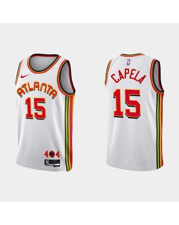 Atlanta Hawks Clint Capela 15 2022-23 Association Edition White Men Jersey