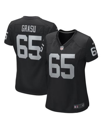 Hroniss Grasu Las Vegas Raiders Women's Game Player Jersey - Black