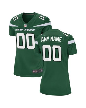 New York Jets Women Custom Game Jersey - Gotham Green