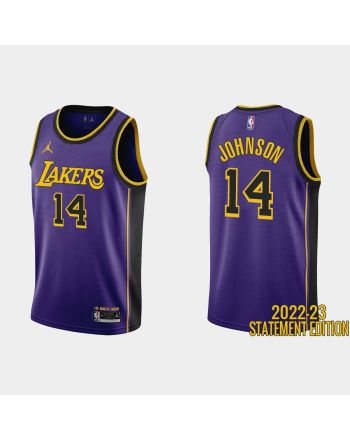 Los Angeles Lakers Stanley Johnson 14 Purple 2022-23 Statement Edition Men Jersey