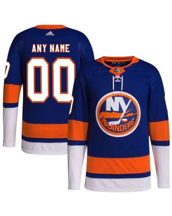 New York Islanders Home Primegreen Custom Men Jersey - Royal