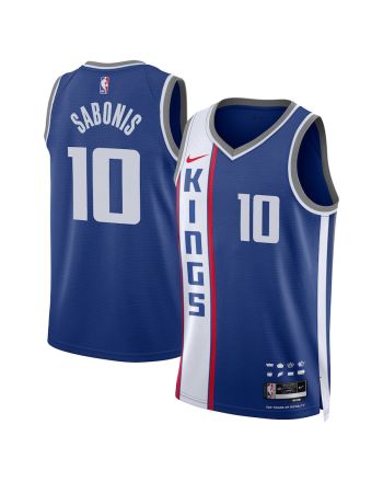 Domantas Sabonis 10 Sacramento Kings 2023/24 City Edition Swingman Jersey - Blue