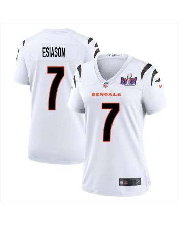 Boomer Esiason 7 Cincinnati Bengals Super Bowl LVIII Women Away Limited Jersey - White