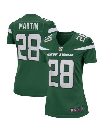 Curtis Martin 28 New York Jets Women Game Retired Jersey - Gotham Green