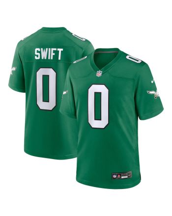 D'Andre Swift 0 Philadelphia Eagles Men Alternate Game Jersey - Kelly Green