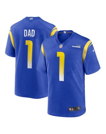 Number 1 Dad Los Angeles Rams Game Men Jersey - Royal