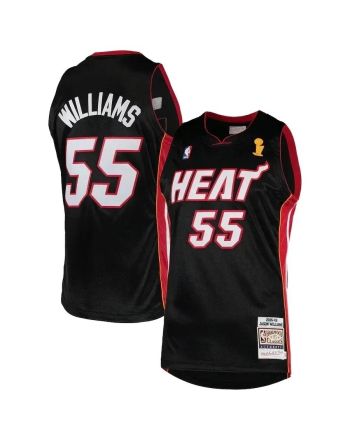 Jason Williams Miami Heat Mitchell & Ness 2005-06 Hardwood Classics Jersey - Black