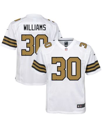 Jamaal Williams 30 New Orleans Saints Youth Alternate Game Jersey - White