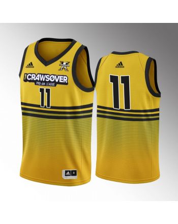 The CrawsOver Pro-Am Trae Young 11 Atlanta Hawks Gold Jersey Seattle 2022