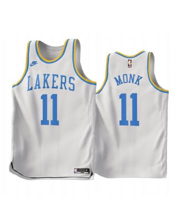 Malik Monk 11 Los Angeles Lakers 2022-23 Classic Edition White Jersey - Men Jersey