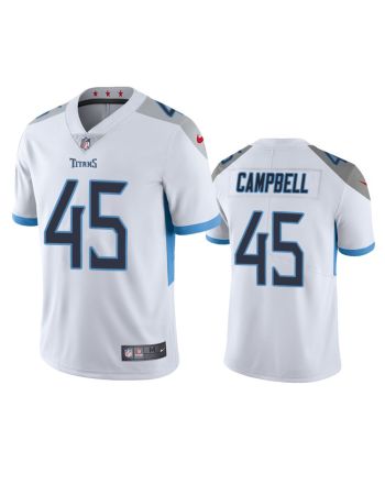 Tennessee Titans Chance Campbell 45 White Vapor Limited Jersey