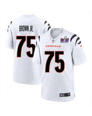 Orlando Brown Jr. 75 Cincinnati Bengals Super Bowl LVIII Men Away Limited Jersey - White