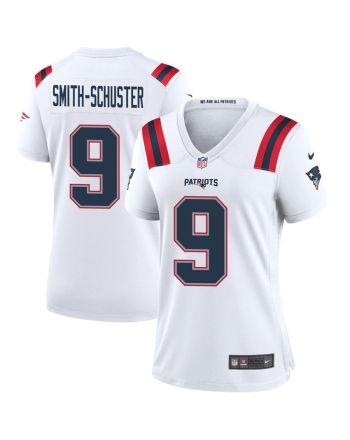 JuJu Smith-Schuster 9 New England Patriots Women Game Jersey - White