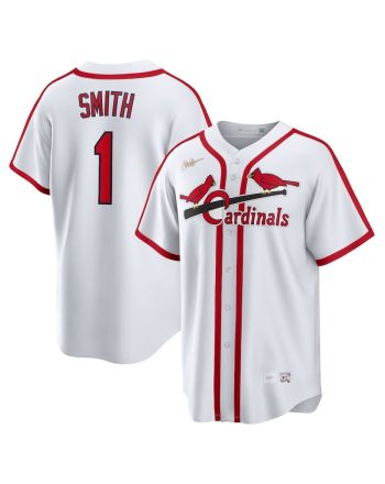 Ozzie Smith 1 St. Louis Cardinals Home Cooperstown Collection Player Jersey - White