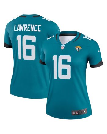 Trevor Lawrence 16 Jacksonville Jaguars Women Legend Jersey - Teal