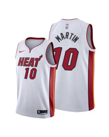 Caleb Martin 10 Miami Heat Association Edition White Jersey - Men Jersey