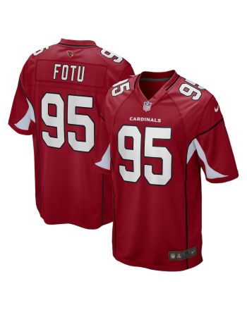 Leki Fotu 95 Arizona Cardinals Men Home Game Jersey - Cardinal