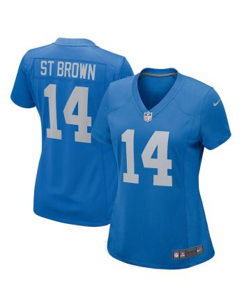 Amon-Ra St. Brown Detroit Lions Women's Player Game Jersey - Blue