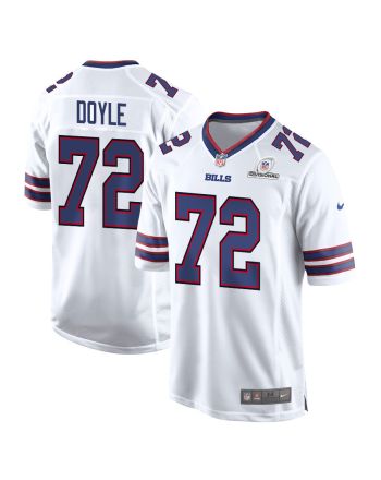 Tommy Doyle 72 Buffalo Bills 2024 Divisional Patch Game Men Jersey - White