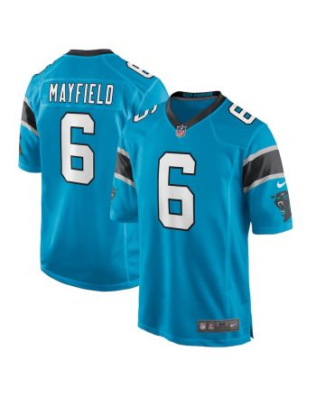 Baker Mayfield 6 Carolina Panthers Alternate Player Game Jersey - Blue