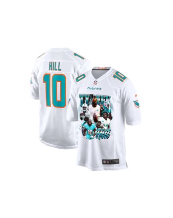 Tyreek Hill 10 Signed Miami Dolphins Cheetah Game YOUTH Jersey - White